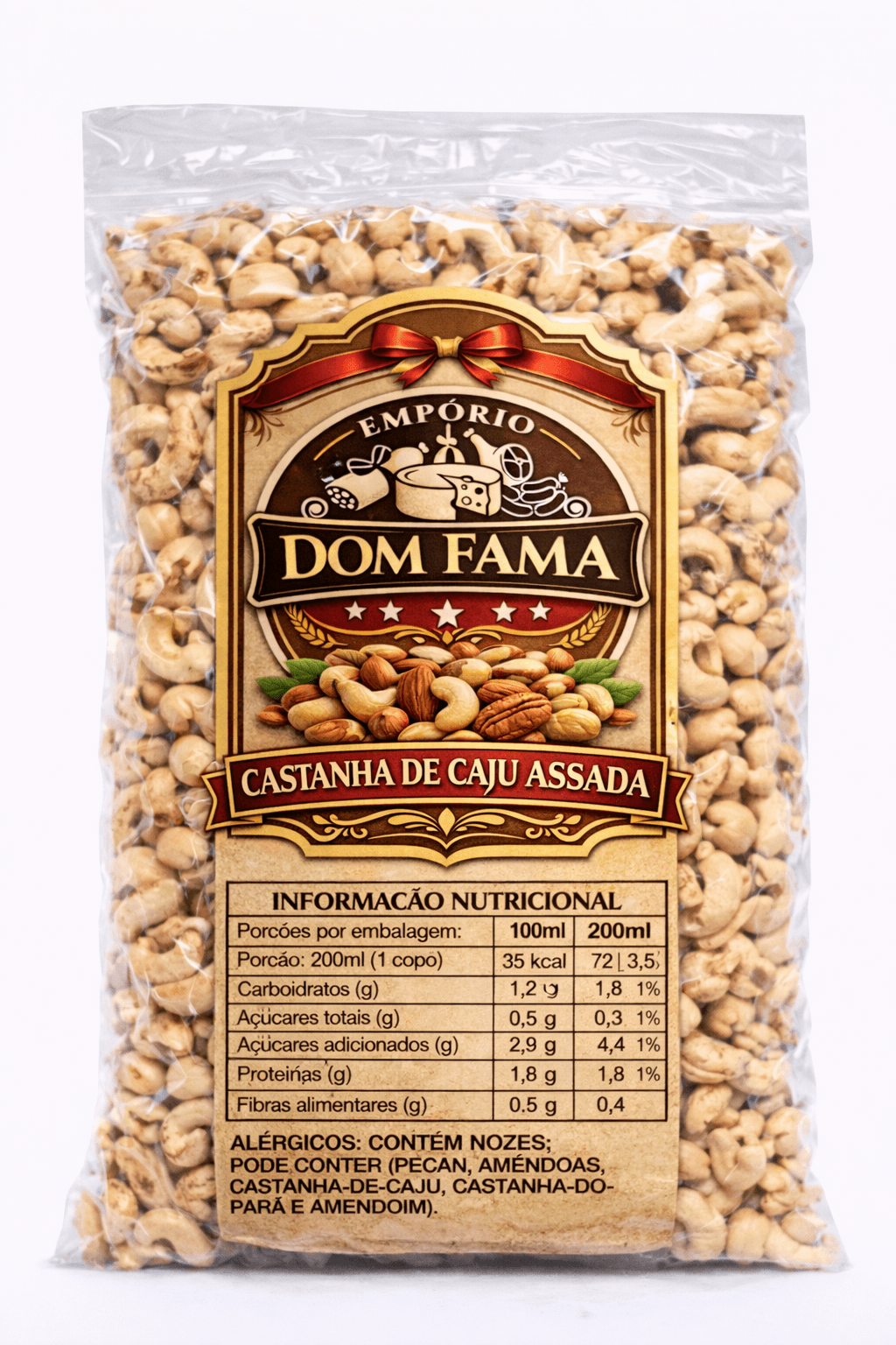 Castanha de Caju Assada (Seleção Premium / Sem Óleo) - de R$24,99 a R$99,99