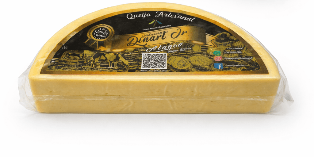 Queijo da Serra da Canastra Artesanal (Meia Cura / Peça 450g)