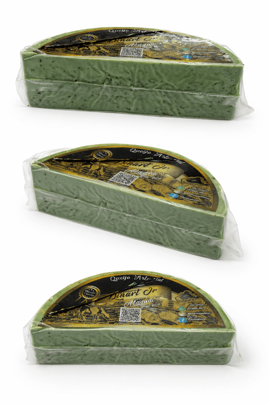 Queijo Parmesão com Pesto e Hortelã (Cubo Aperitivo / 450g)
