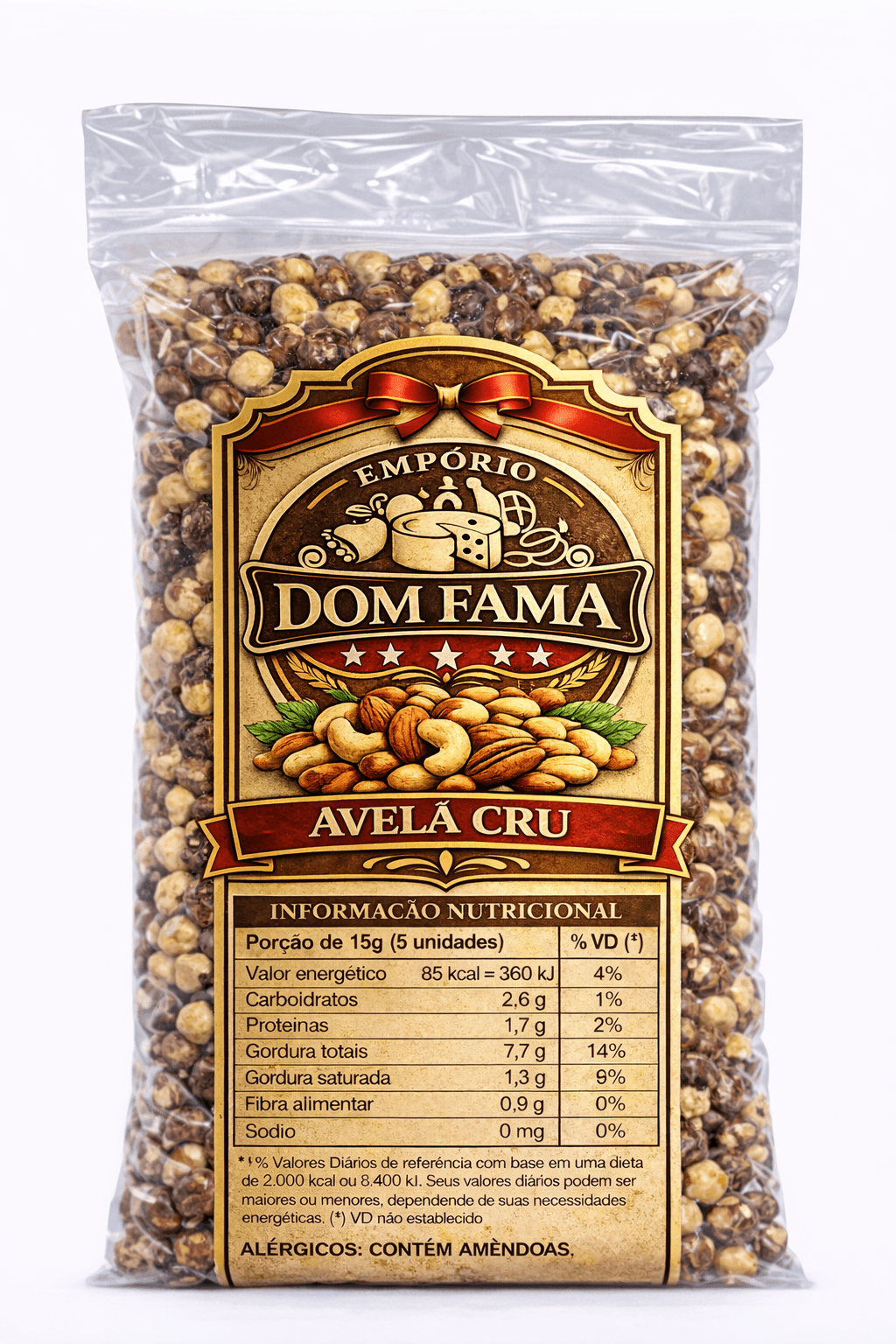 Avelã Crua - de R$37,99 a R$149,00