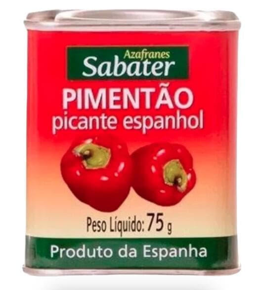 Pimentão Picante Espanhol (Pimentón / Páprica Defumada - 75g)
