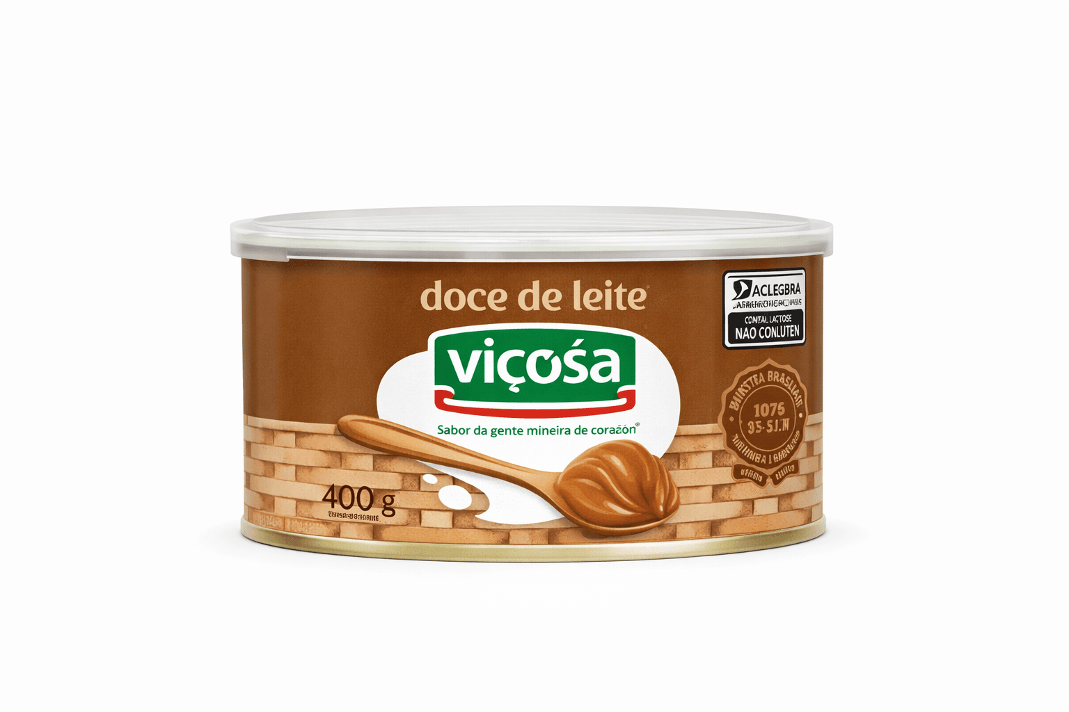 Doce de Leite Viçosa Tradicional (O Melhor do Brasil / Lata 400g)