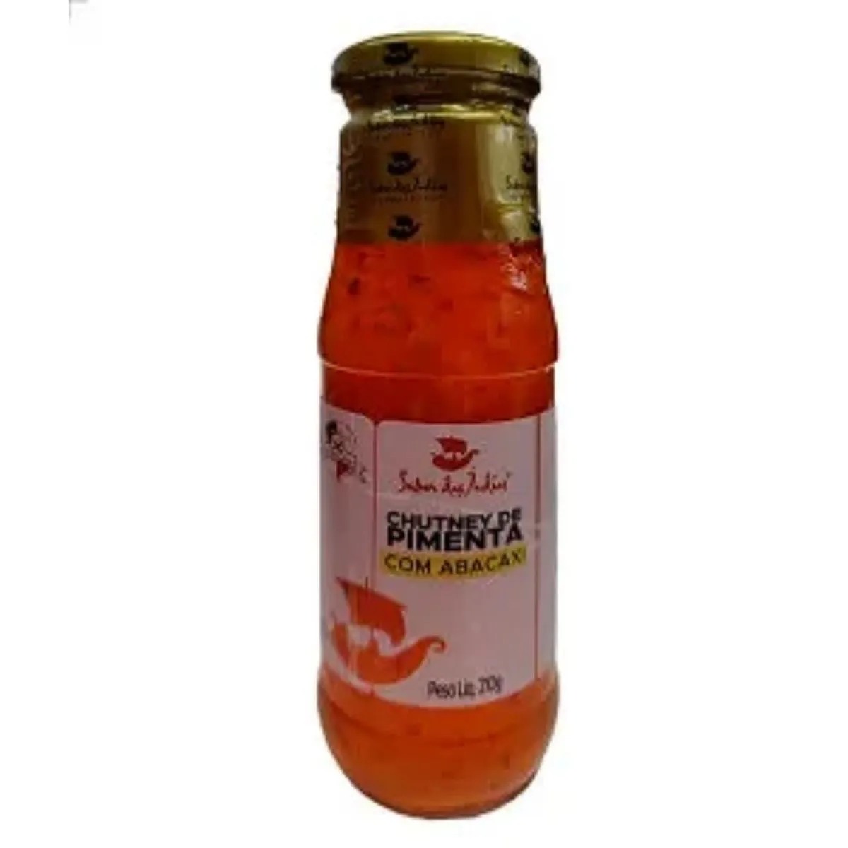Chutney de Pimenta com Abacaxi Sabor das Índias (Agridoce Tropical)