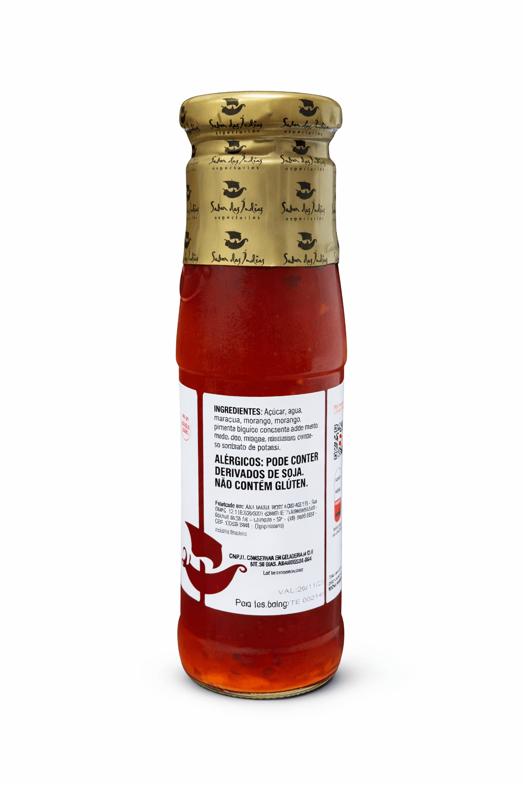 Chutney de Pimenta com Morango Sabor das Índias (Agridoce Gourmet)