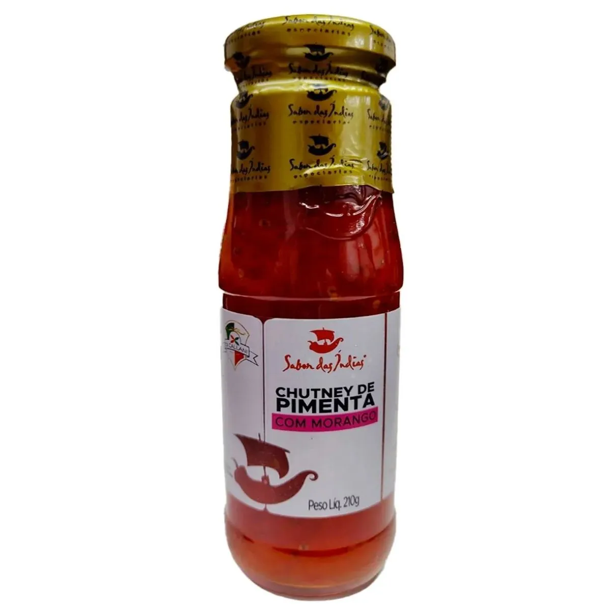 Chutney de Pimenta com Morango Sabor das Índias (Agridoce Gourmet)