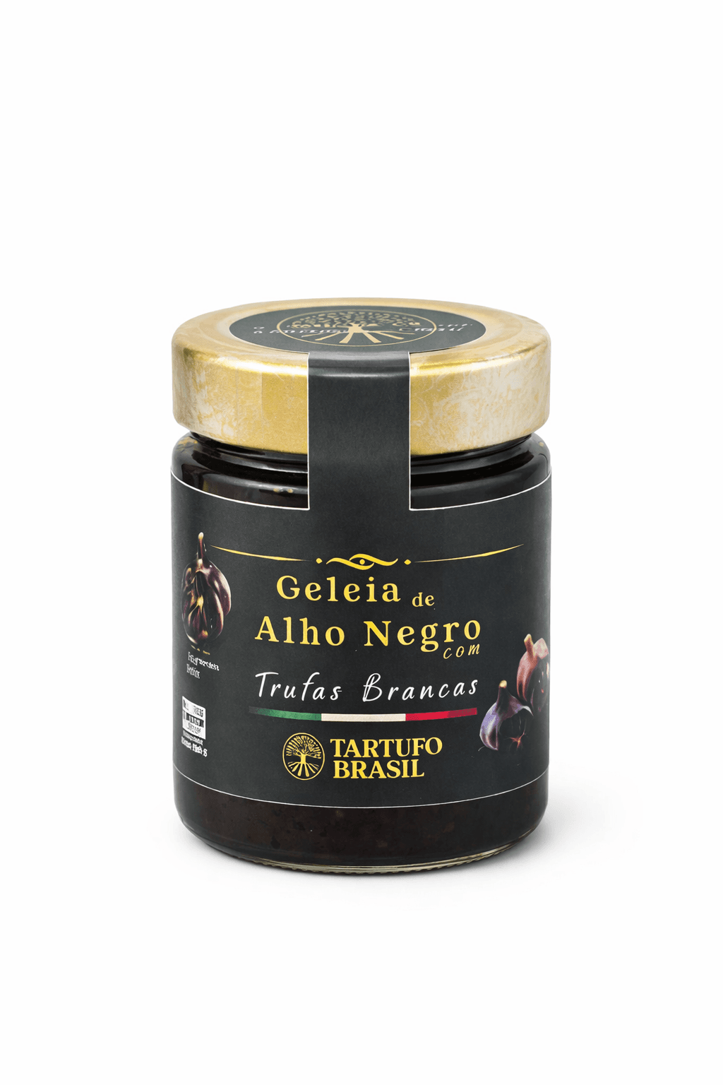 Geleia de Alho Negro com Trufas Brancas Tartufo Brasil (Gourmet)