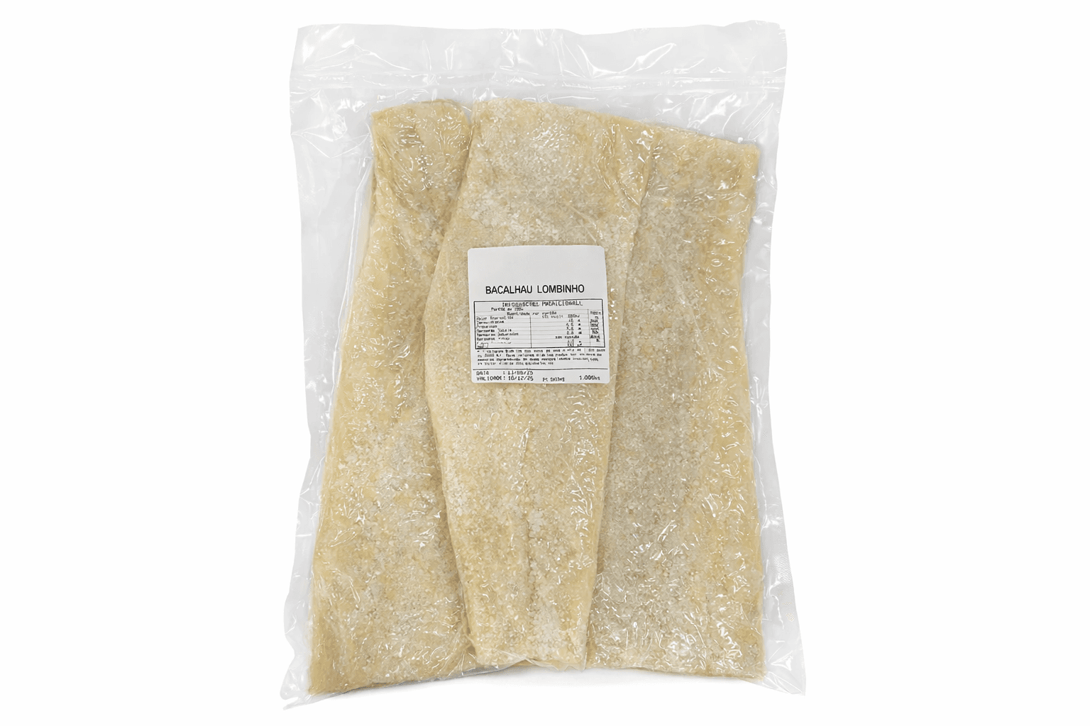 Lombinho de Bacalhau Gadus Morhua (Cortes Nobres Selecionados)