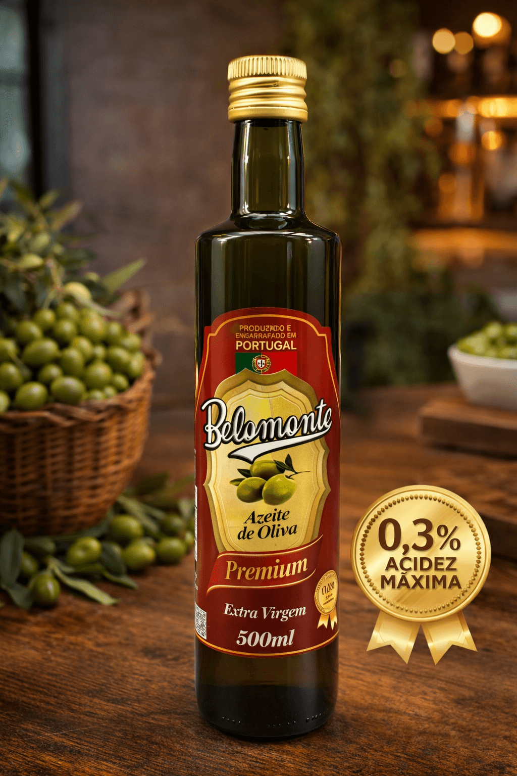 Azeite Belomonte Ouro de Portugal 500Ml