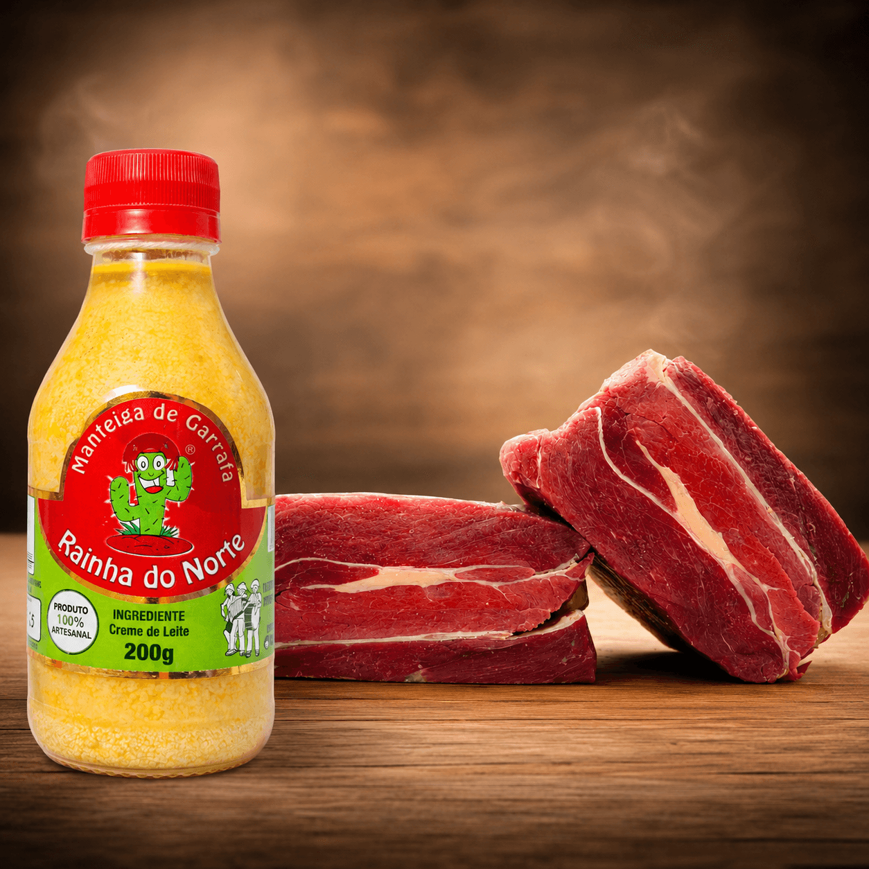 Jaba salgado 500g + Manteiga de garrafa 500g