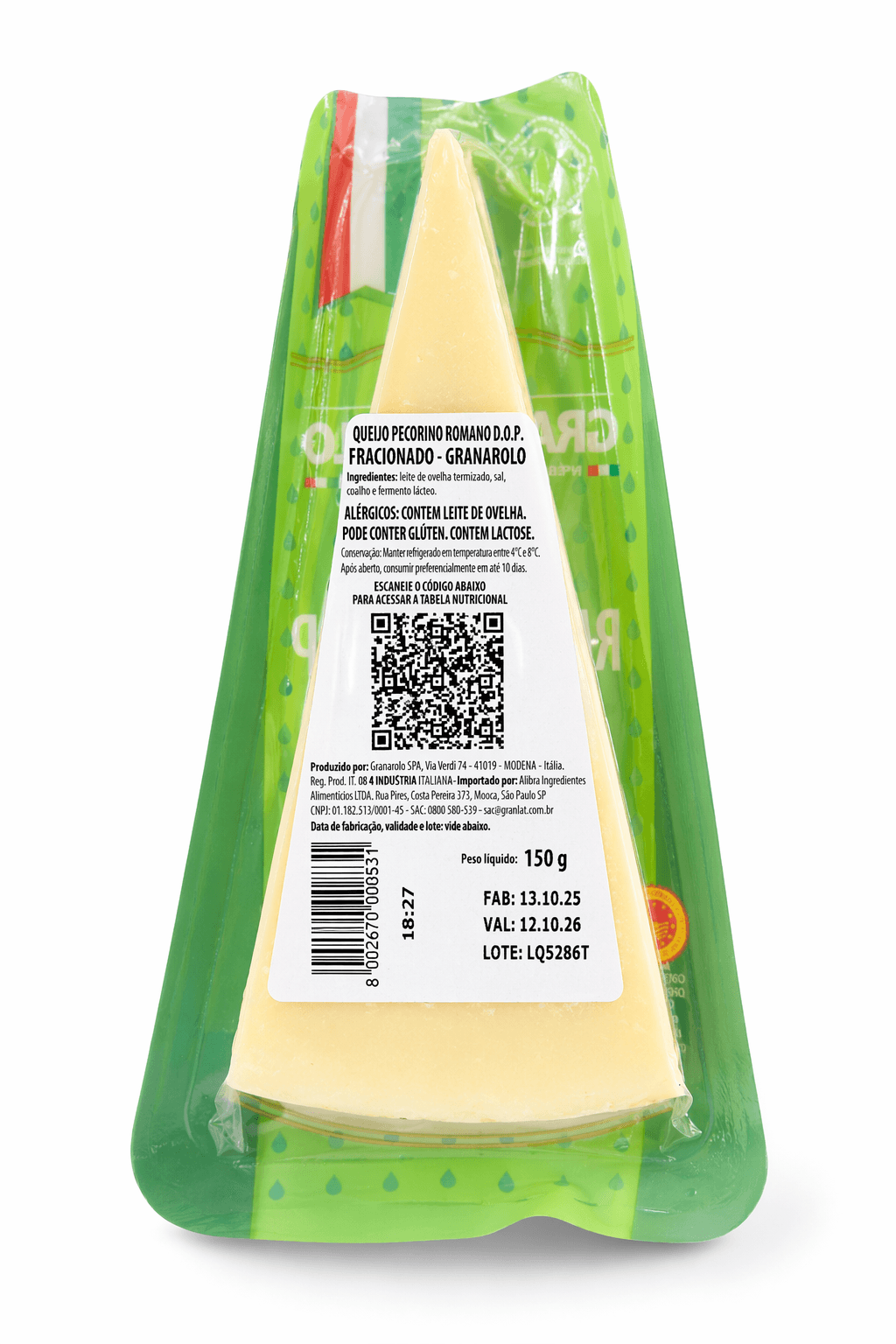 Queijo Pecorino Romano DOP Granarolo Importado 150g