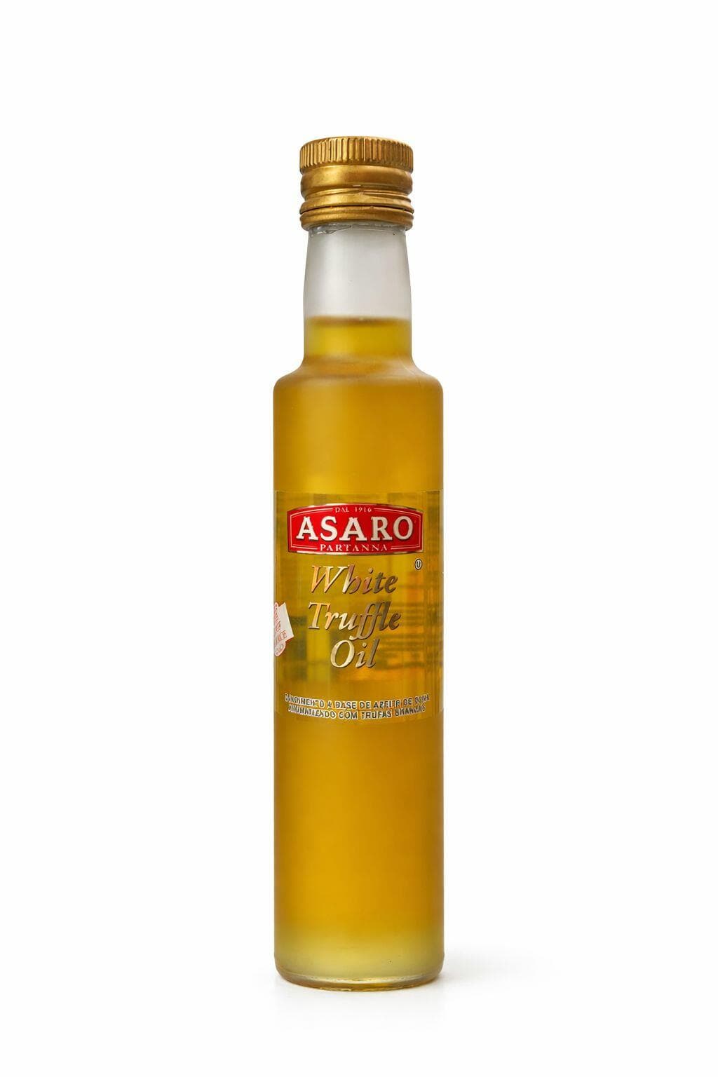Azeite Italiano Asaro com Trufas Brancas 250ml - Extra Virgem Gourmet Premium