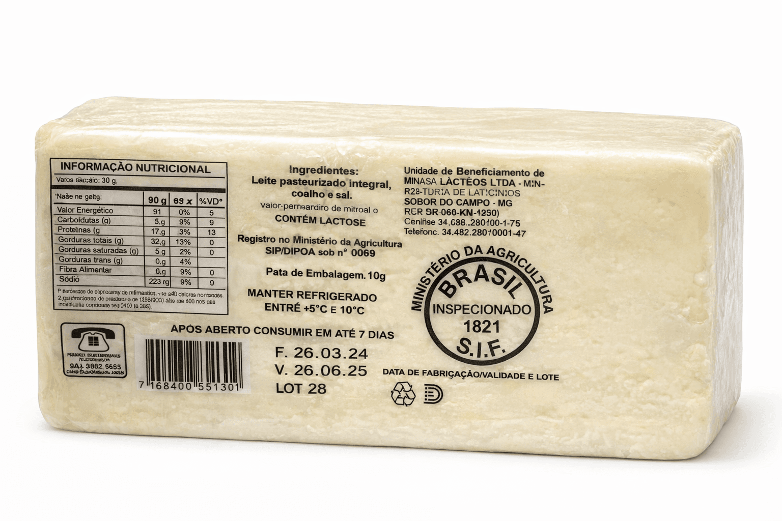 Queijo Coalho Tradicional - Ideal para Grelhar, Assar ou Churrasco - de R$21,22 a R$84,90
