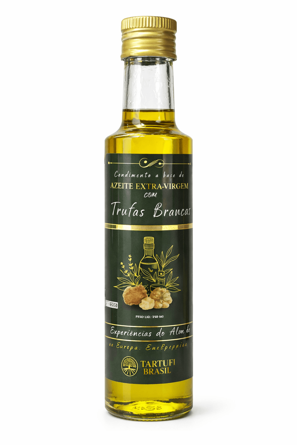 Azeite Extra-Virgem com Trufas Bancas Tartufi Brasil 250ml - Gourmet Premium