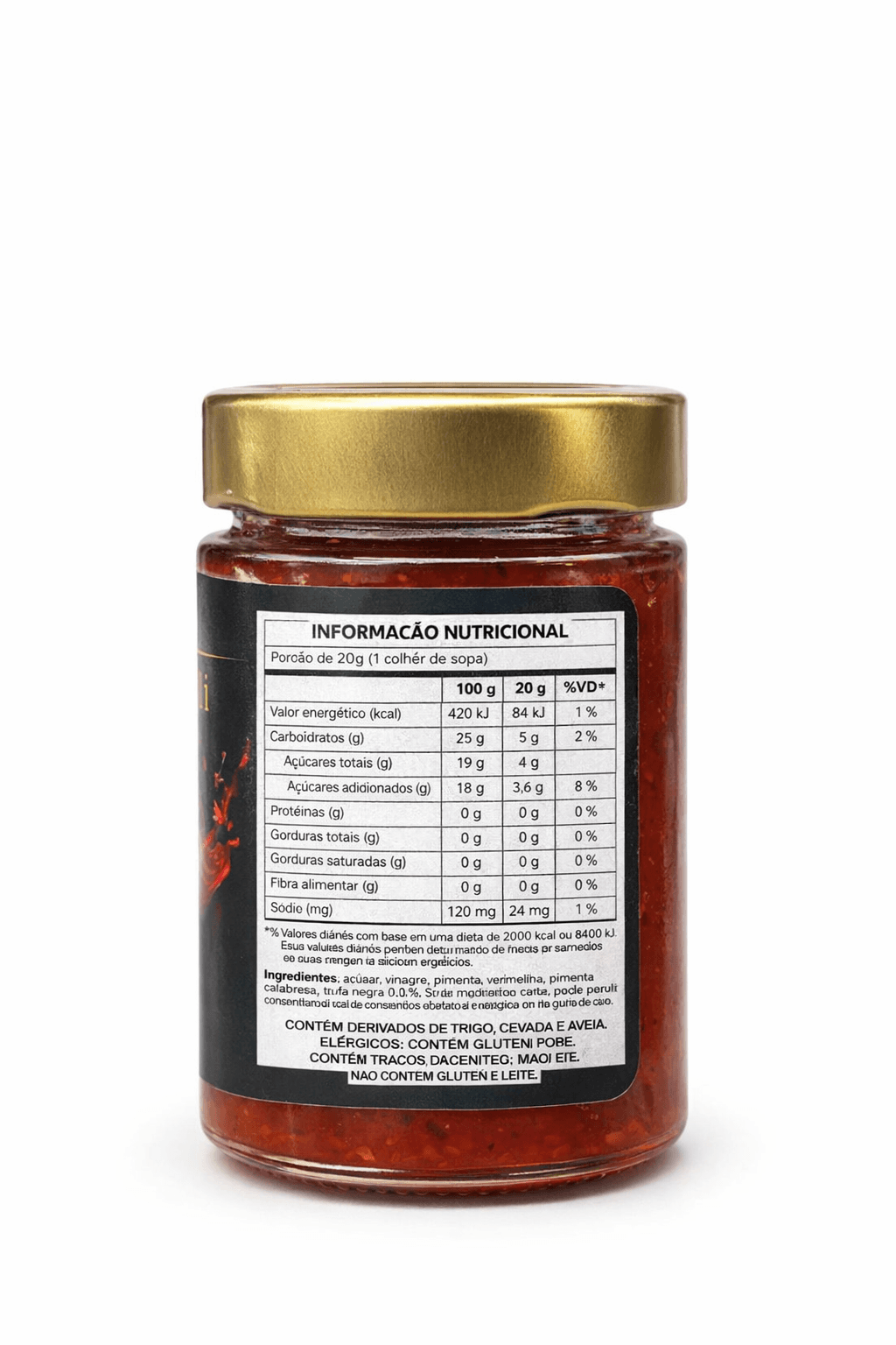Sweet Chilli Com Trufas Negras-150g