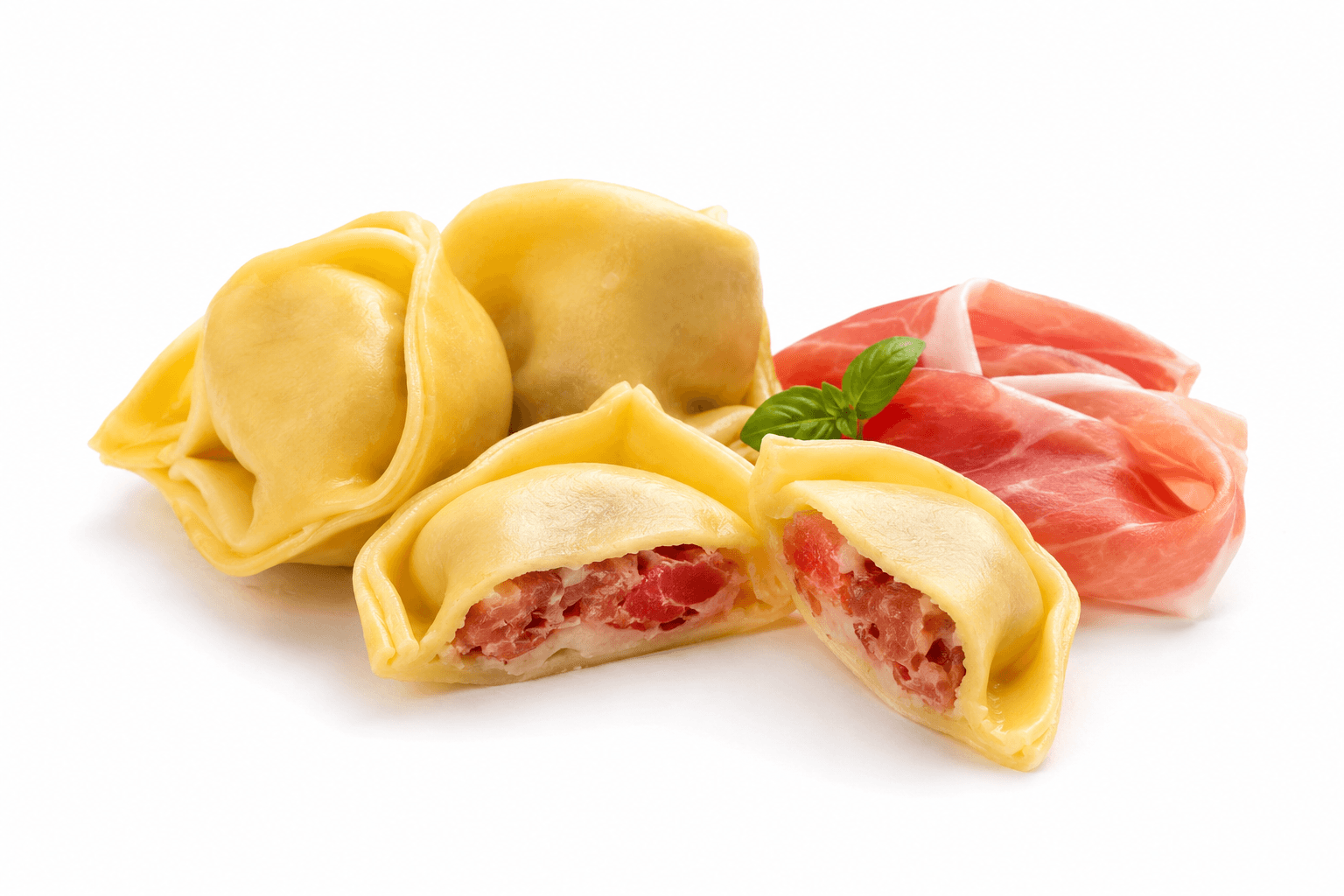 Tortelloni Italiano Recheado com Presunto Cru Parma 250g