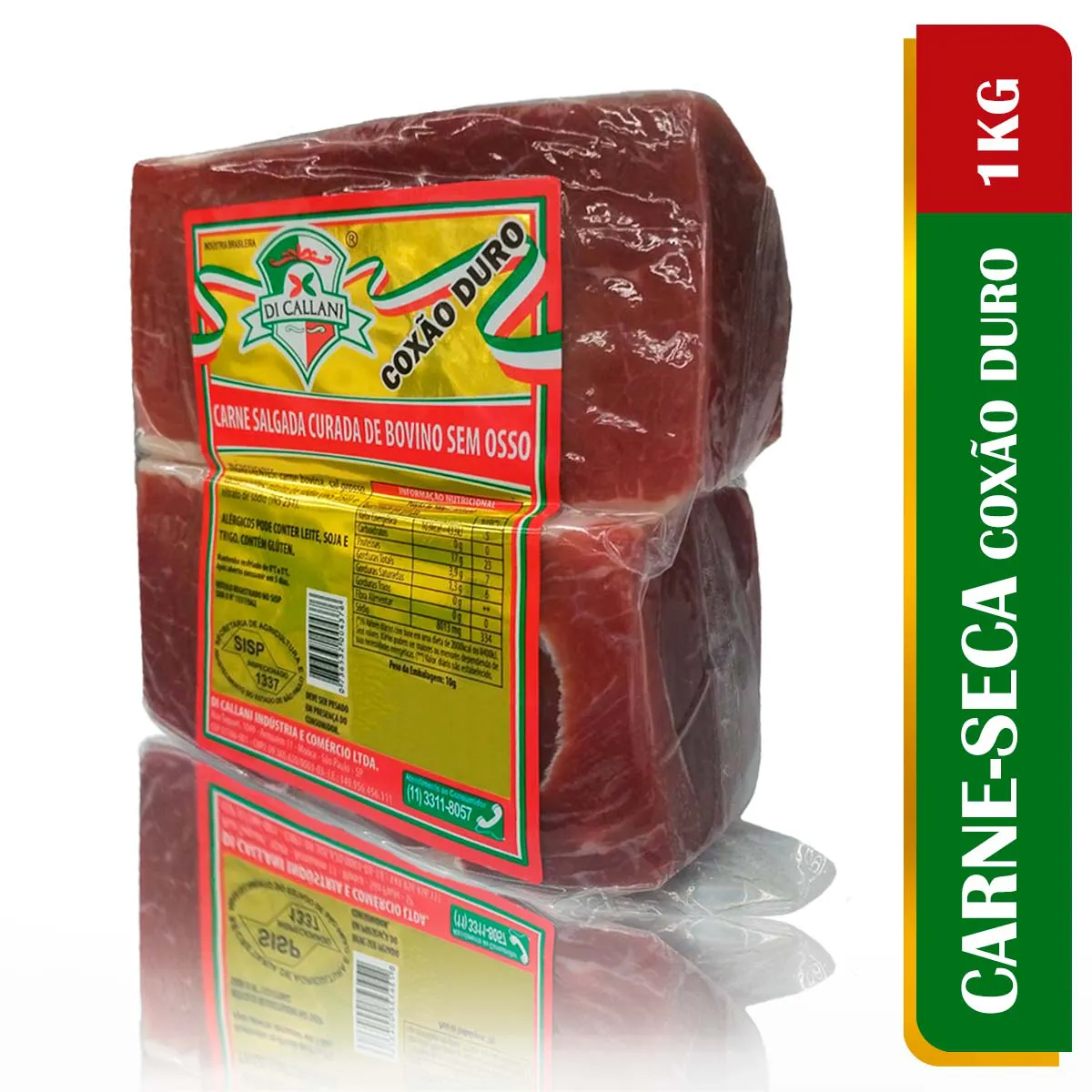 Carne-Seca (Coxão Duro) Tradicional Charque Meio KG