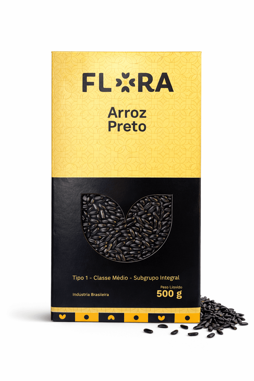 Arroz Preto Integral Tipo 1 Flora | 500g