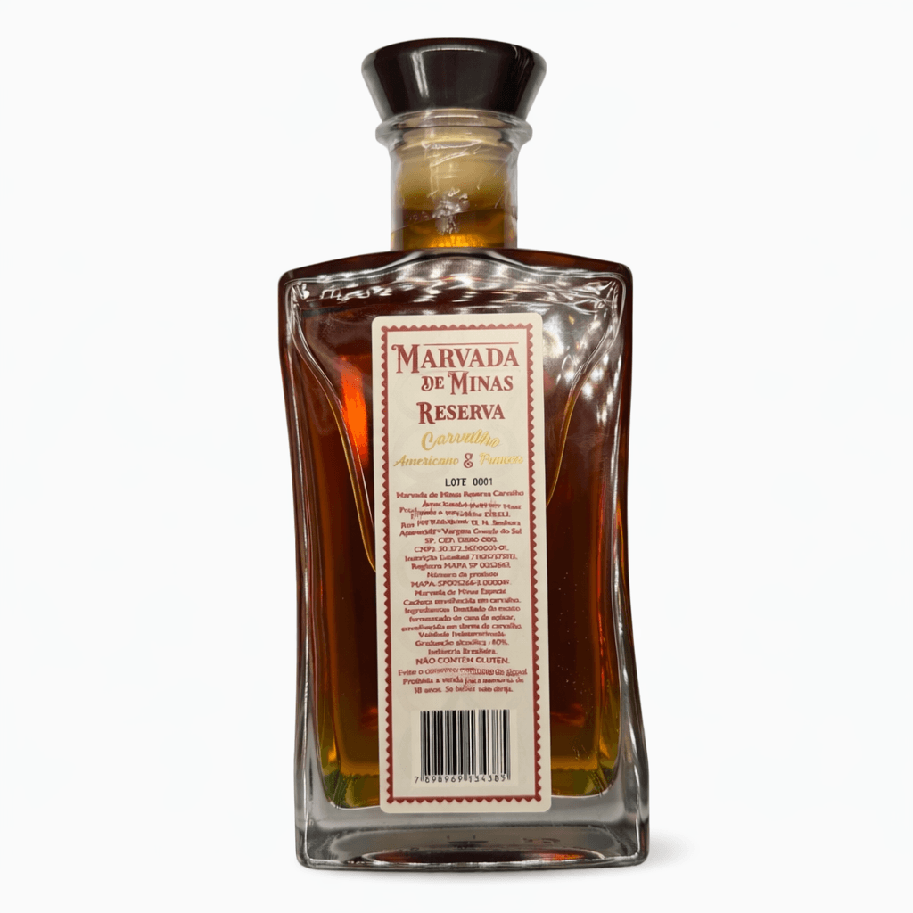Cachaça Marvada de Minas Reserva em Barris de Carvalho