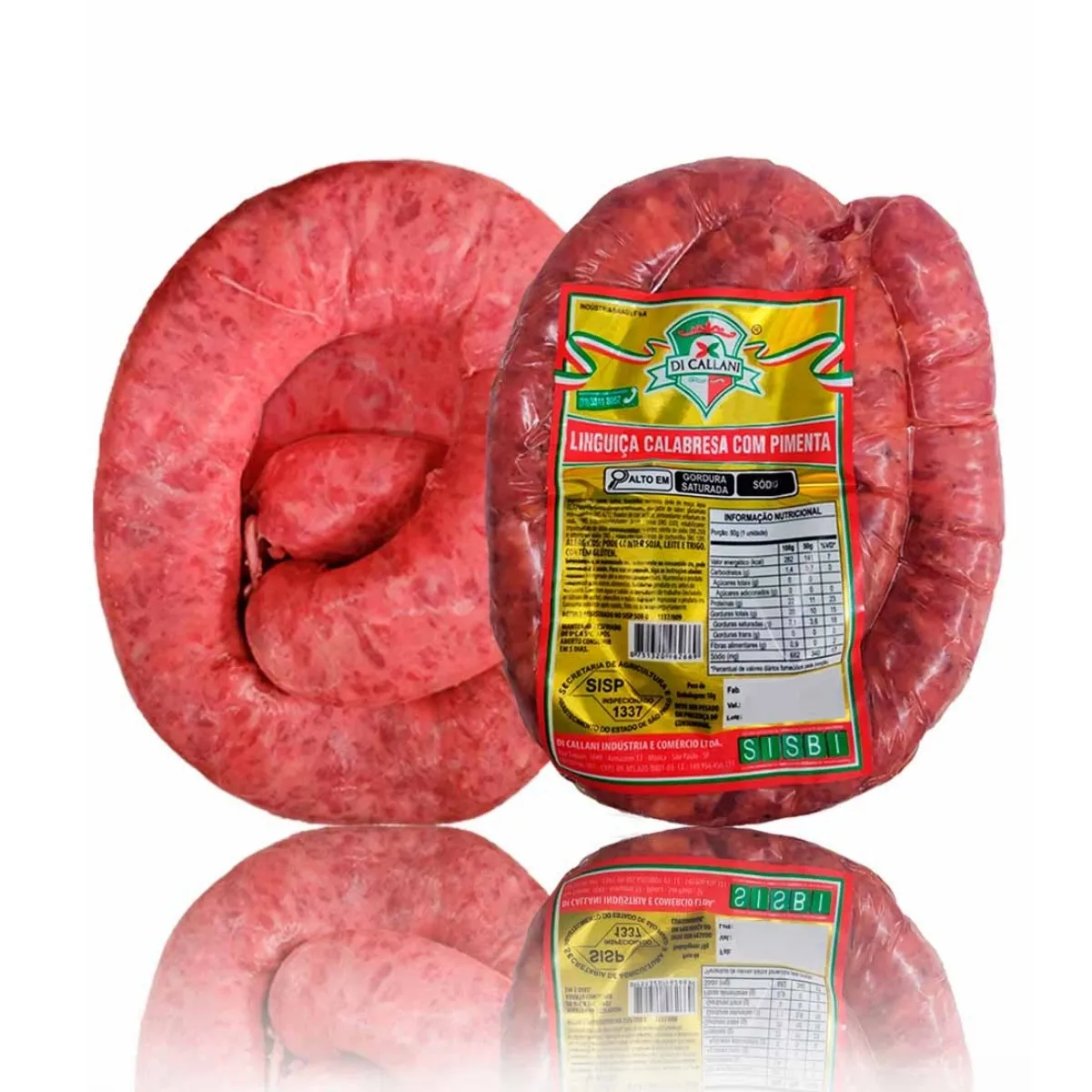 Linguiça Calabresa Fresca com Pimenta 600g