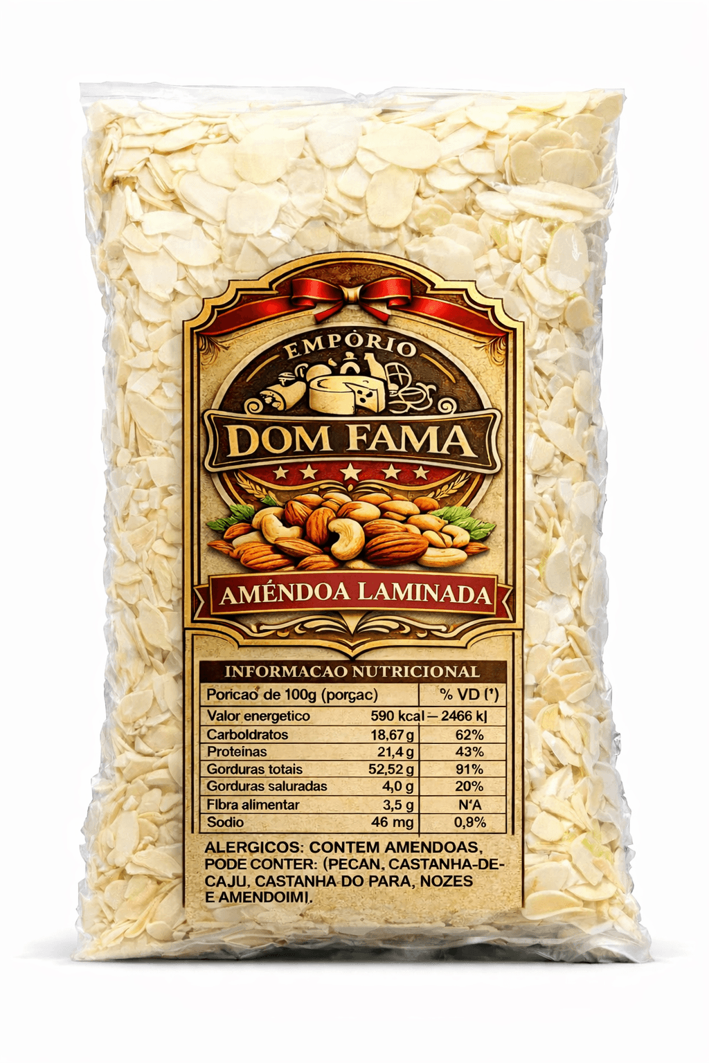 Amêndoa Laminada Natural - de R$29,75 a R$119,00