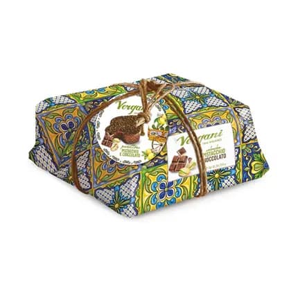 Colomba Artesanal Recheada com Creme de Pistache e Gotas de Chocolate Vergani 750g